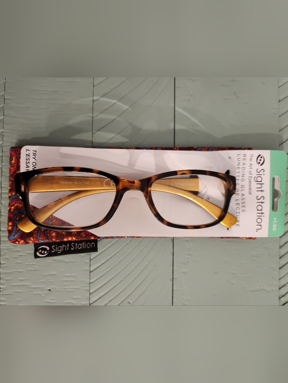 Sight Station Gold/Tor Reading Glasses 1.50